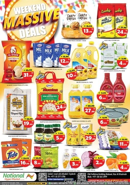National Hypermarket Weekend Massive Deals