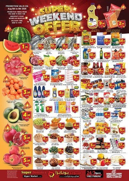 Super Bonanza Super Weekend offer