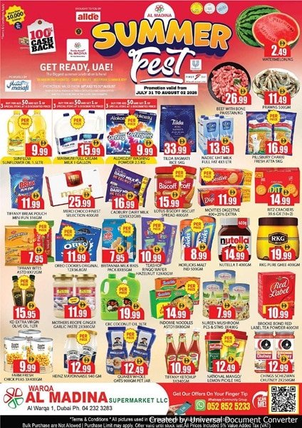 Warqa Al Madina Summer deals