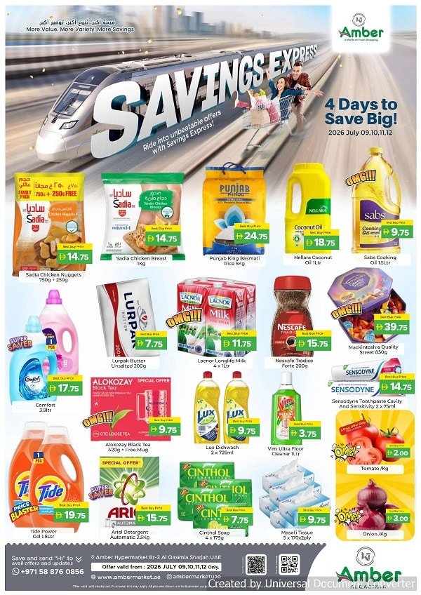 Amber Hypermarket Savings Express Offers