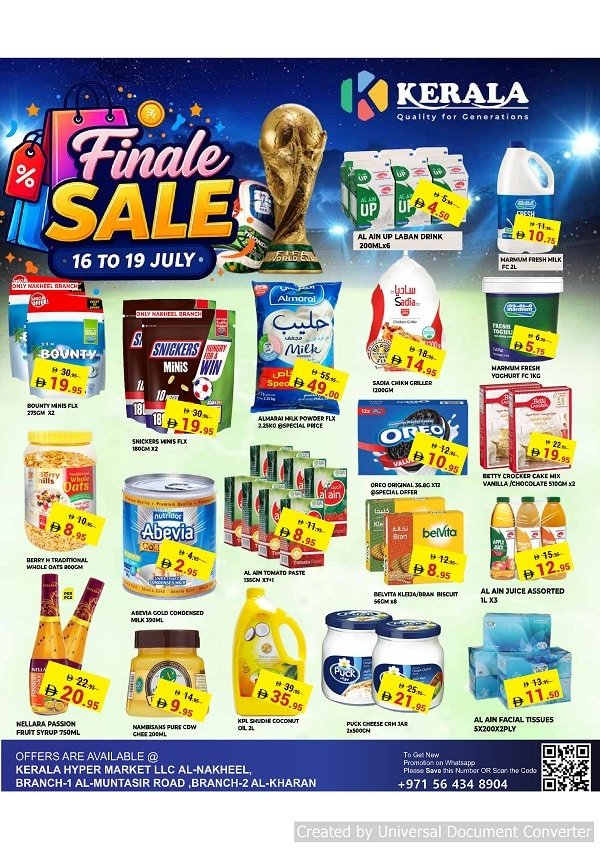 Kerala Hypermarket Finale Sale