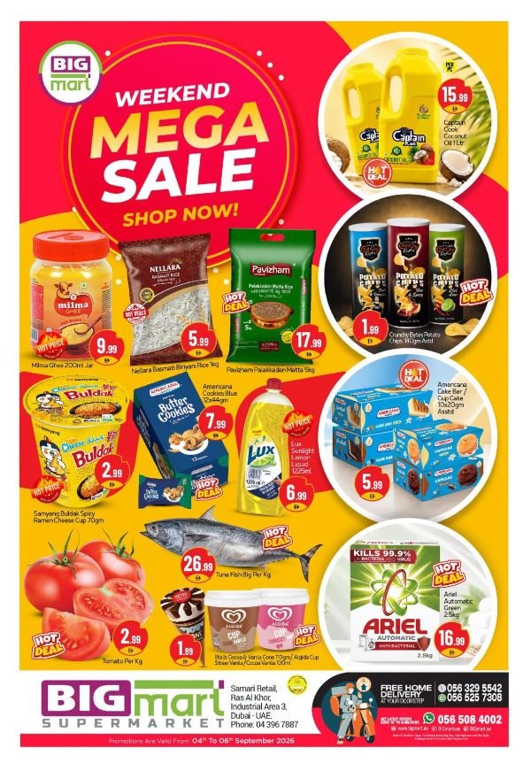BIGmart Dubai Weekend Mega Sale