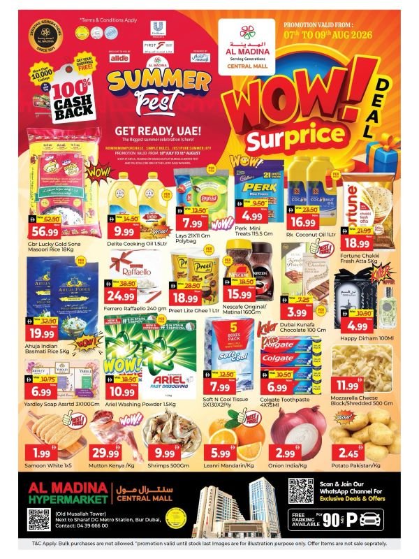 Al Madina Central Mall Wow Surprice deals