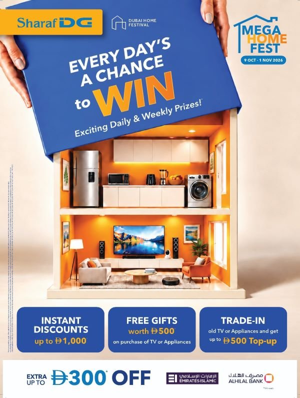 Sharaf DG Mega Home Fest Promotion