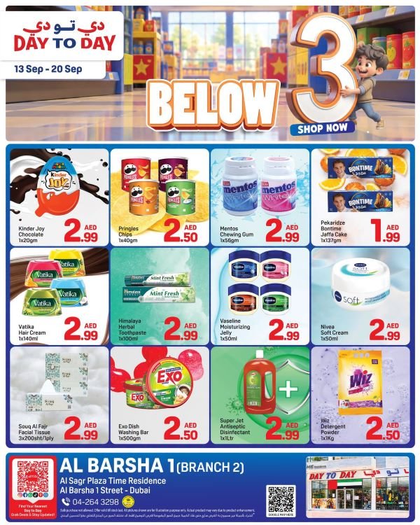 Day to Day Al Barsha Below AED 3 offers