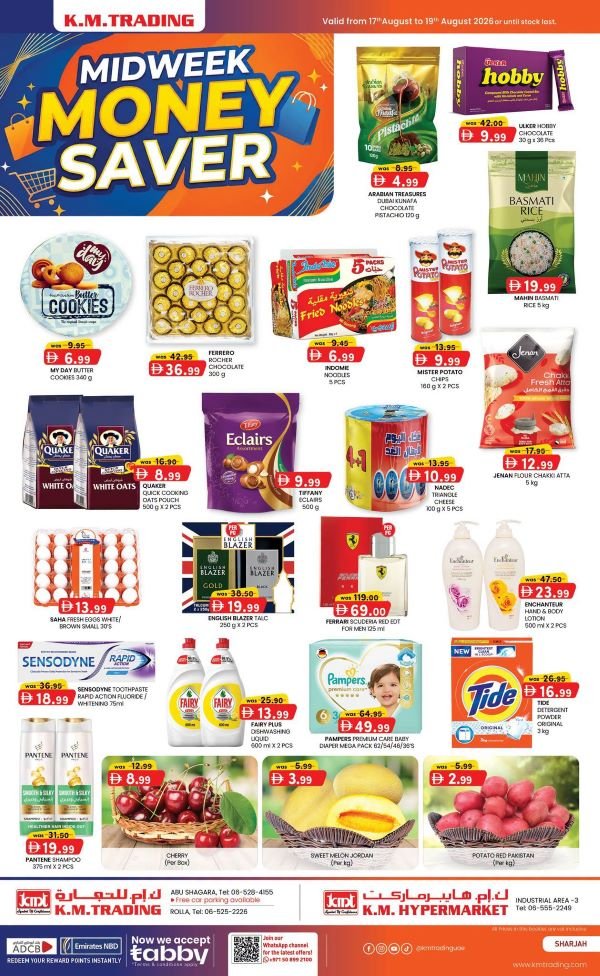 KM Trading Sharjah mid week Money Savers