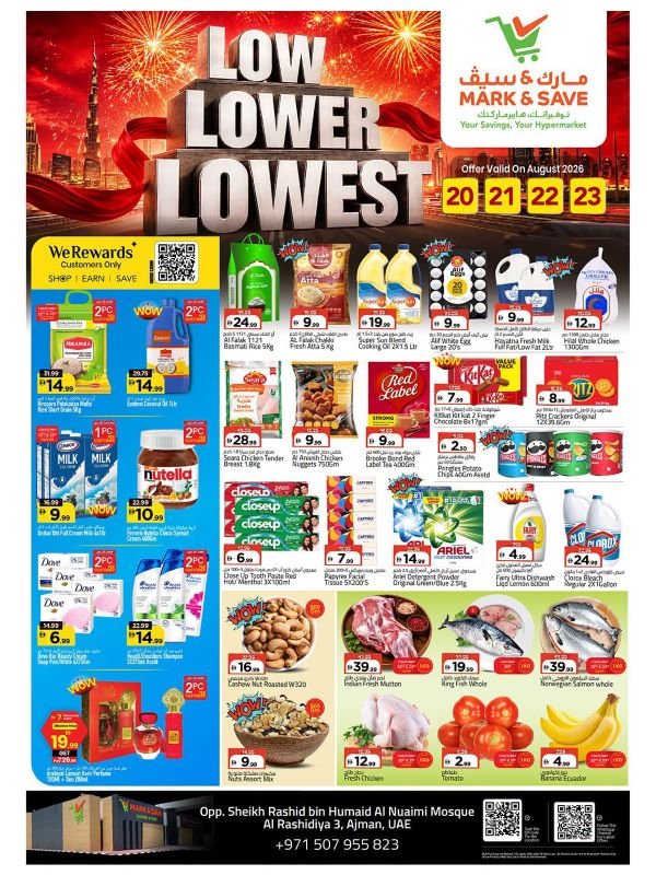 Mark & Save Ajman Low, Lower, Lowest offers