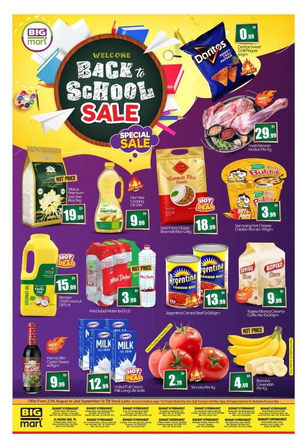 BIGmart Abu Dhabi Back to School Sale