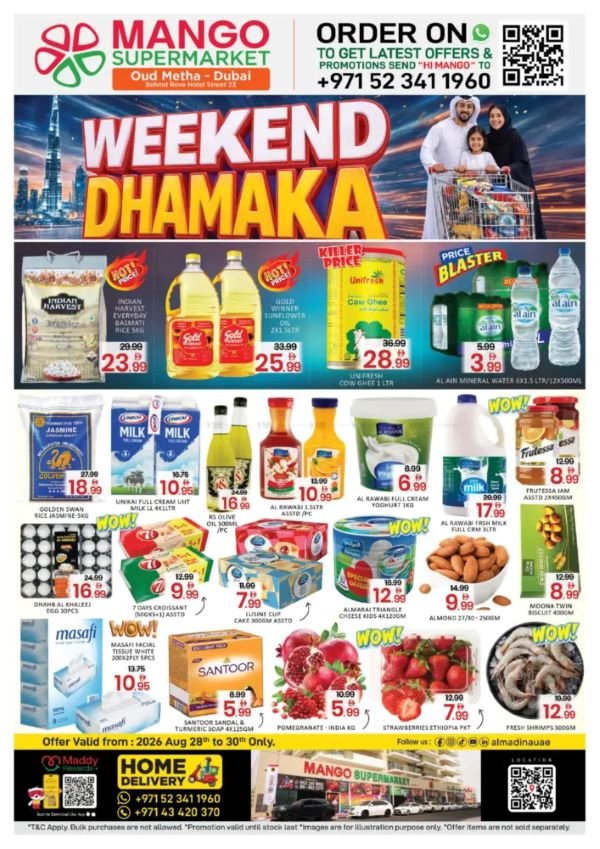 Mango Supermarket- Oud Metha Weekend offers