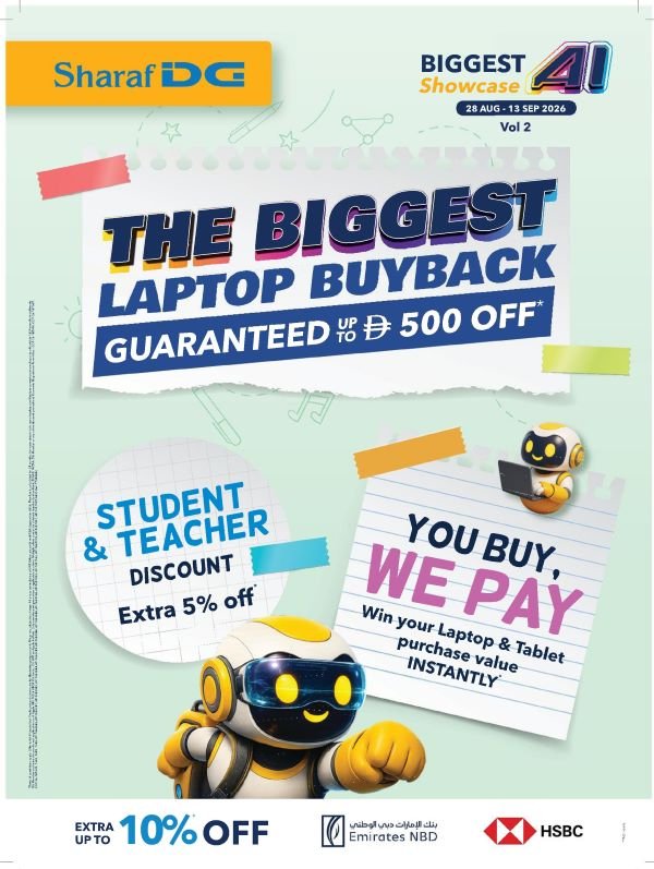 Sharaf DG Back to School Promotion