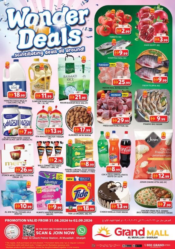 Grand Mall Sharjah Wonder deals