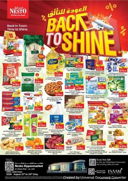 Nesto Al Ain Back to Shine deals