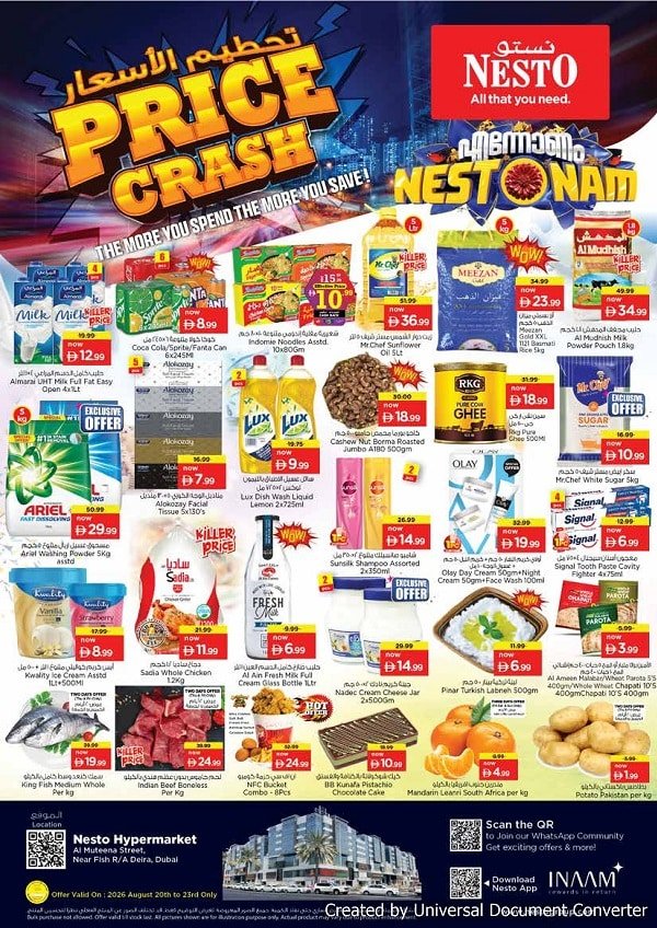 Nesto Burj Nahar Price Crash deals