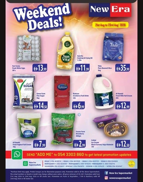 New Era Supermarket Weekend deals