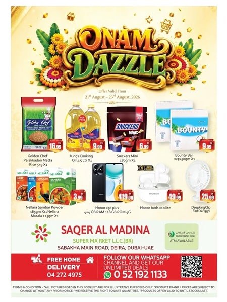Saqer Al Madina Supermarket Onam Deals