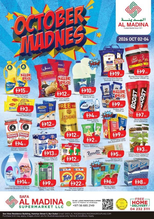 Safa Al Madina Bur Dubai October Madnes sale