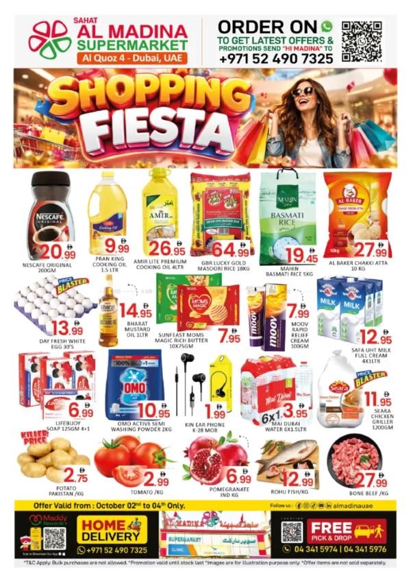 Sahat Al Madina Shopping Fiesta offers