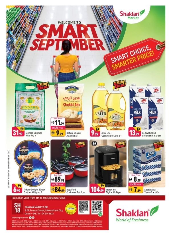 Shaklan Market Smart September deals