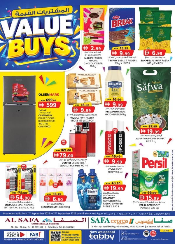 SAFA Express Al Ain Value Buys Promotion