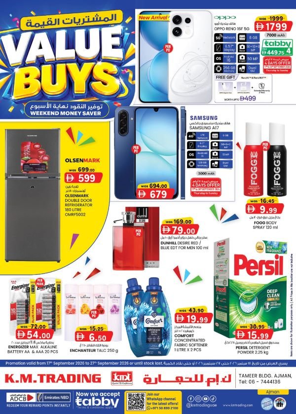 KM Trading Ajman Value Buys Promotion