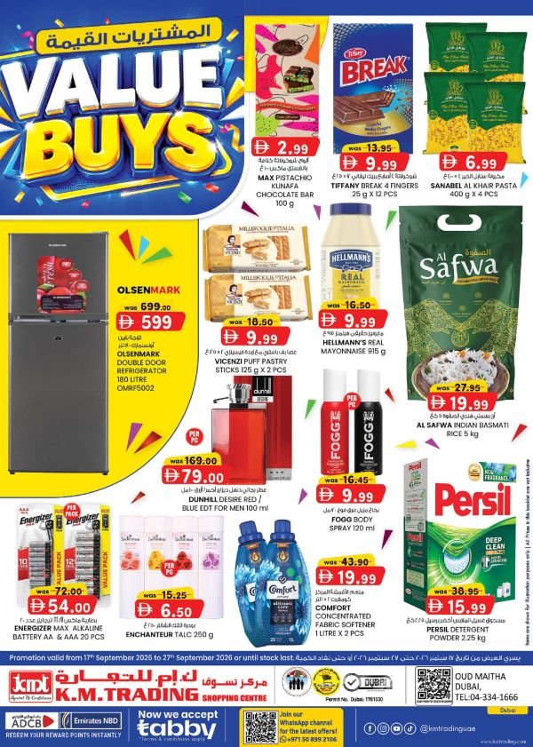 KM Trading Dubai Value Buys Promotion