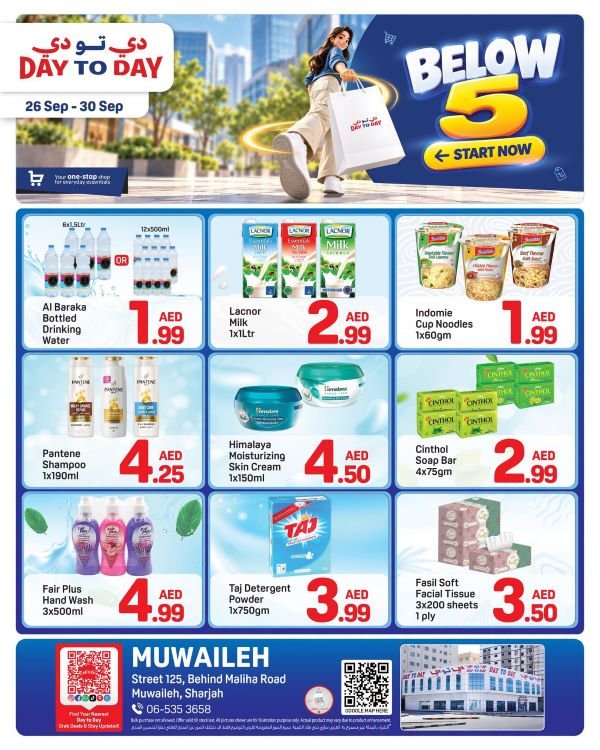 Day to Day Sharjah Below AED 5 offers