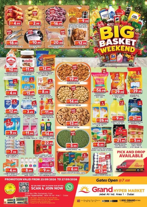 Grand Hyper Big Basket Weekend offers