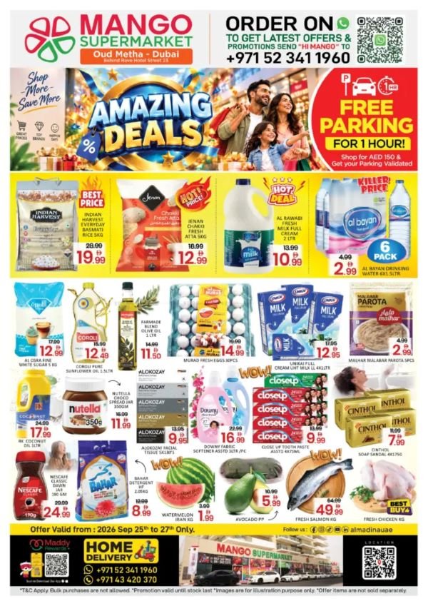 Mango Supermarket- Oud Metha Amazing deals