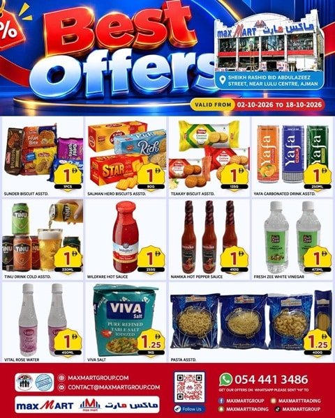 Max Mart Ajman Best offers