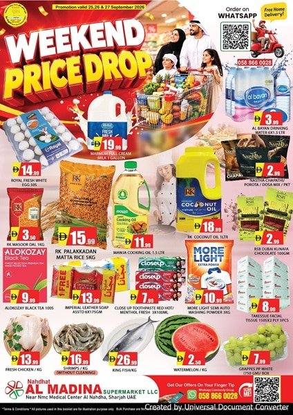 Nahdhat Al Madina Weekend offer