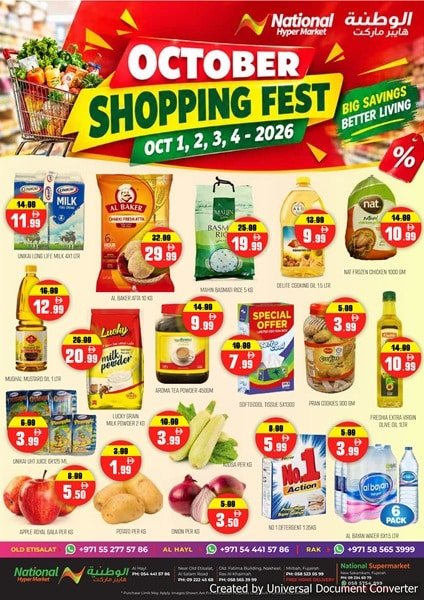 National Hypermarket Shopping Fest Deals