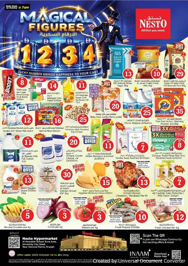 Nesto Sharjah Offers Catalog cover page