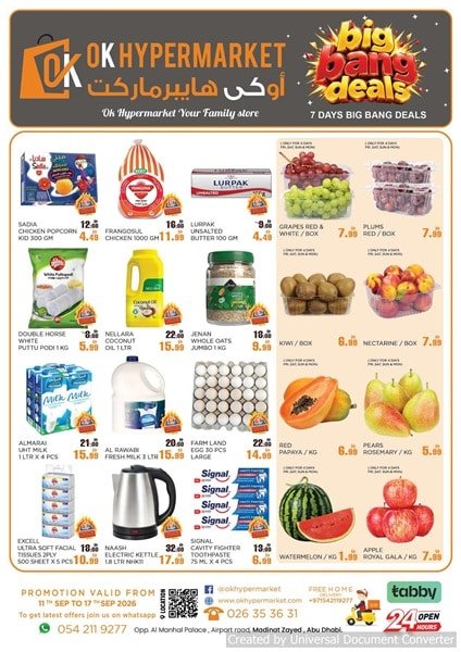 Ok Hypermarket Big bang deals
