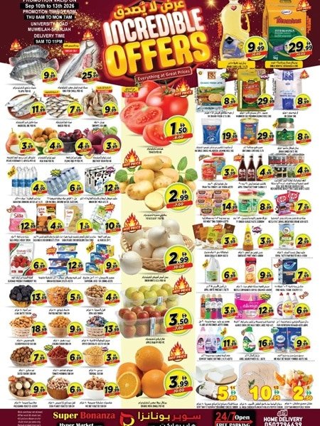 Super Bonanza Incredible offers