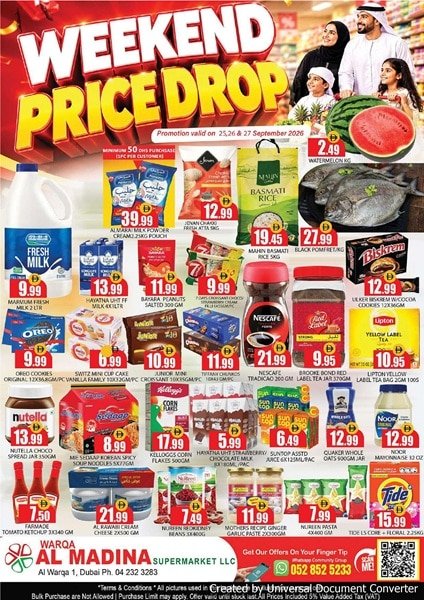 Warqa Al Madina Weekend deals