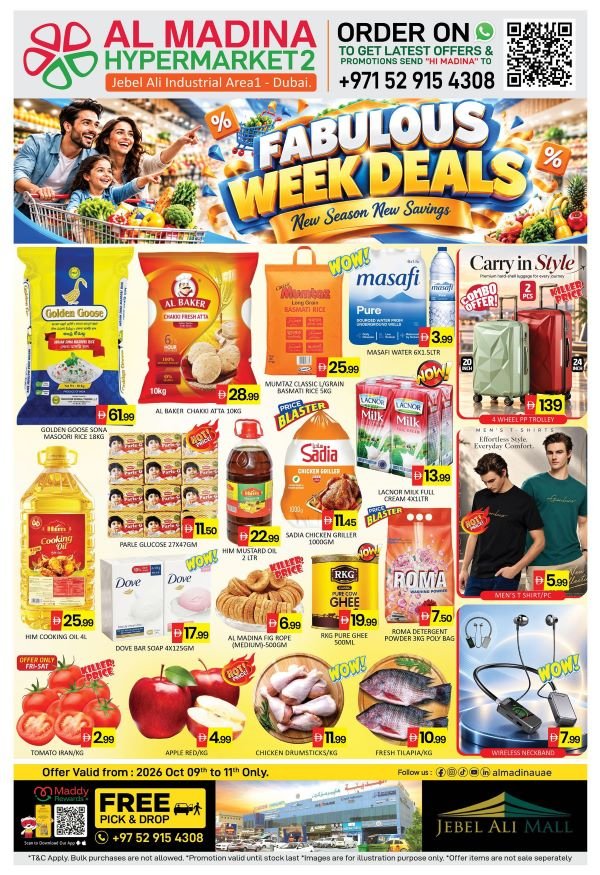 Al Madina Jebel Ali Fabulous week deals
