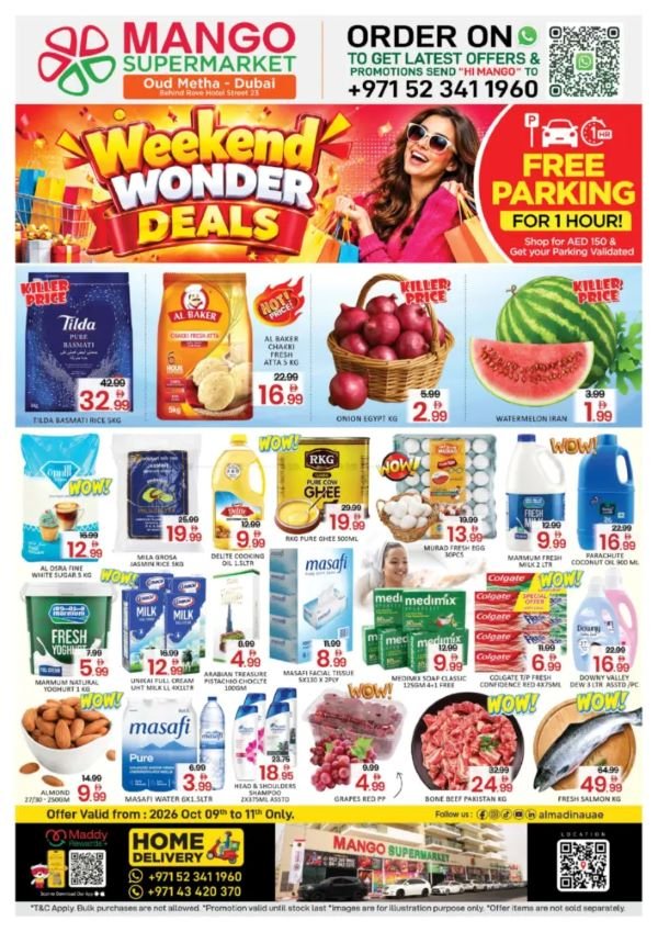 Mango Supermarket- Oud Metha Weekend Wonder deals