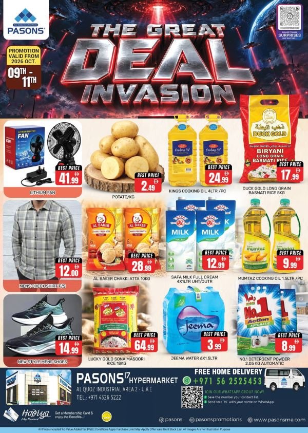 Pasons the Great deal Invasion offers