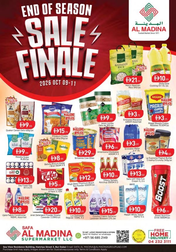 Safa Al Madina Bur Dubai end of Season sale Finale