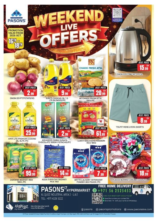 Pasons Weekend offers