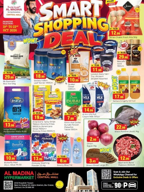 Al Madina Central Mall Smart Shopping deals