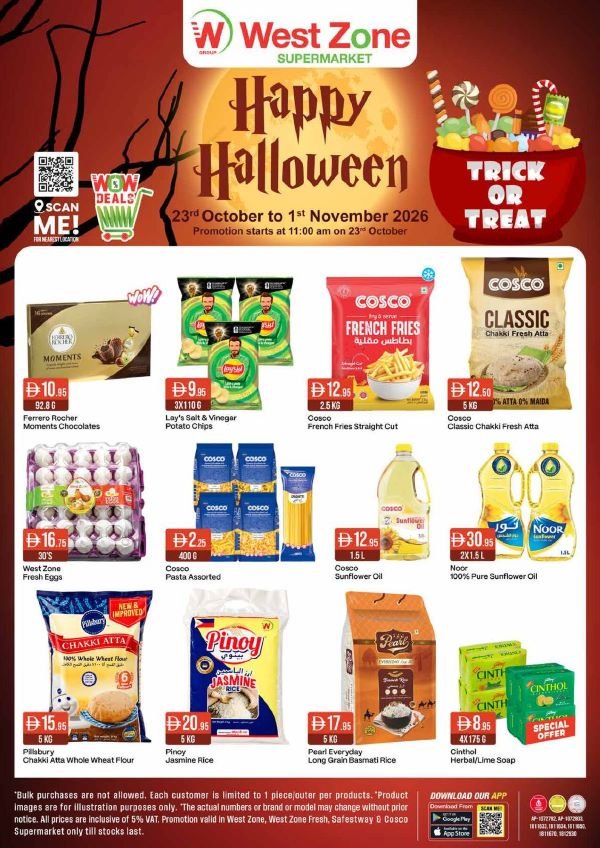 West Zone Halloween Offers
