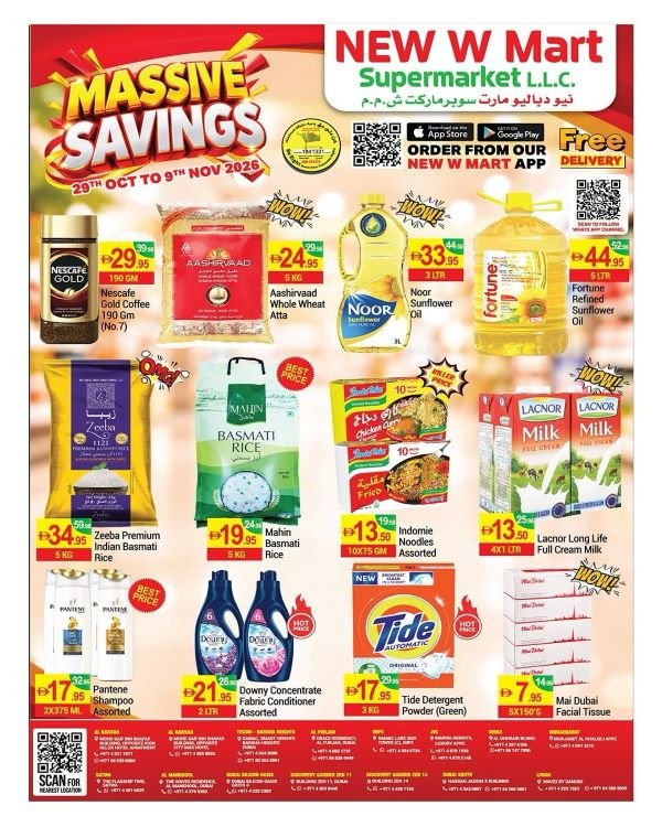 New W Mart Massive Savings Promotion