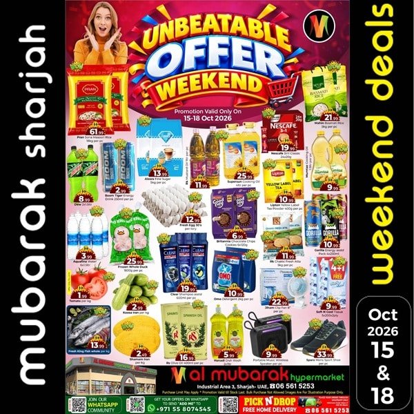 Al Mubarak Hypermarket Weekend deals