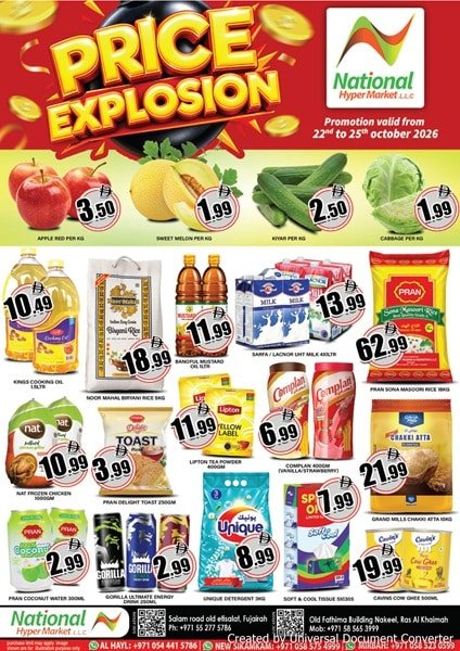 National Hypermarket Weekend offers