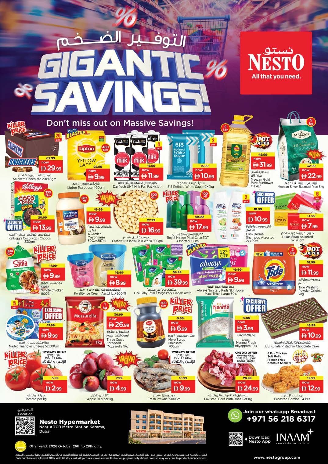 Nesto Karama Offers catalog cover page