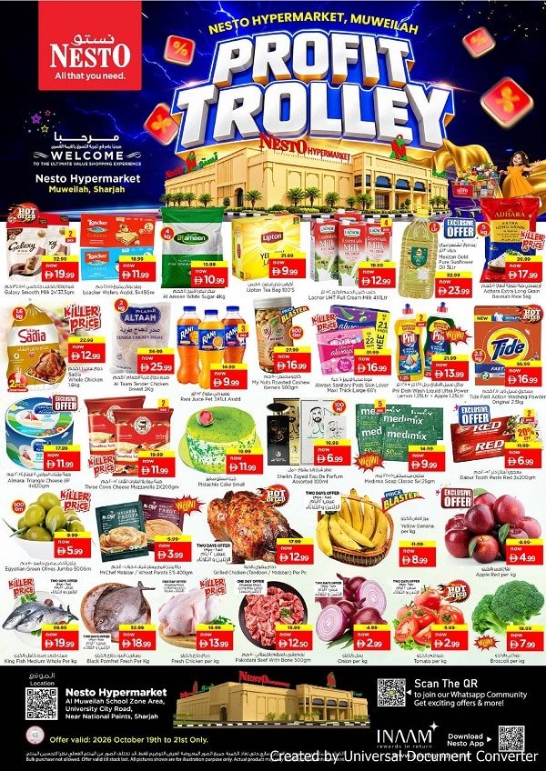 Nesto Sharjah Profit Trolley offers
