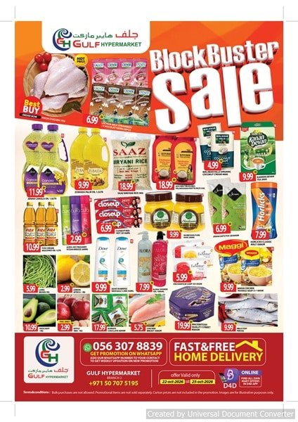 Gulf Hypermarket Weekend offer